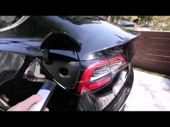 Vídeo de carregamento portátil do cabo de EVSE